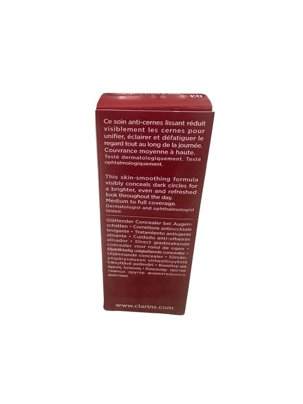 Clarins Instant Concealer 03 for medium to tan skin - Picture 2 of 3